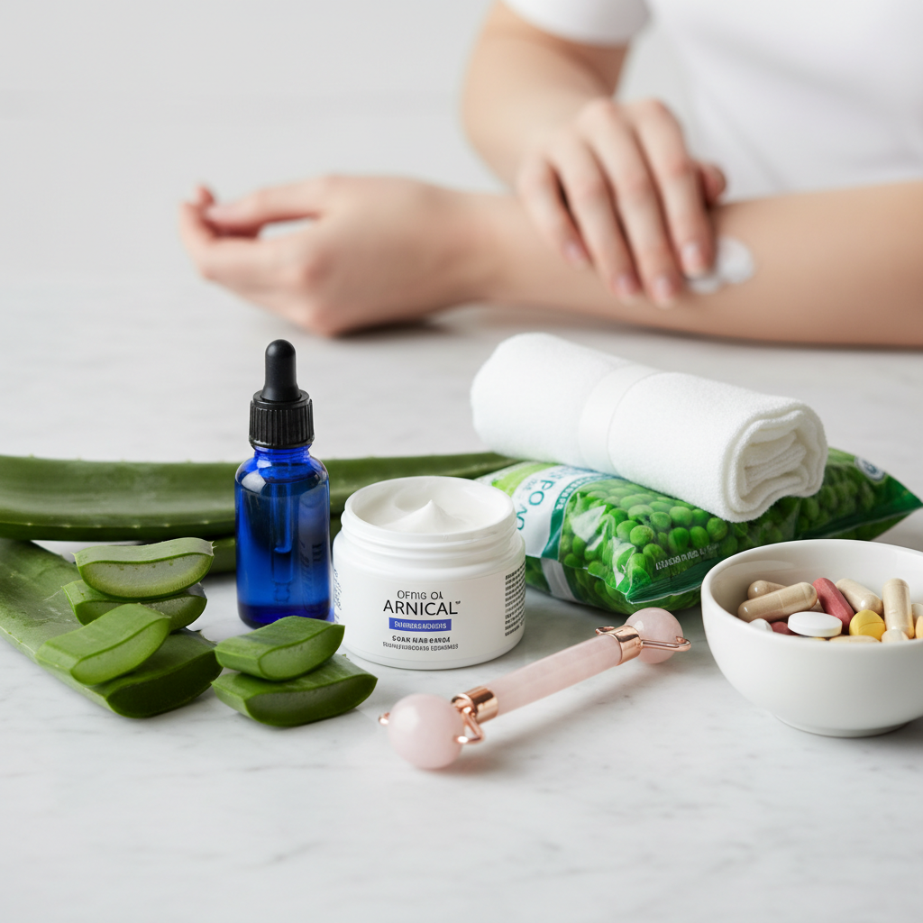 Efektyvios priemonės mėlynės mažinimui