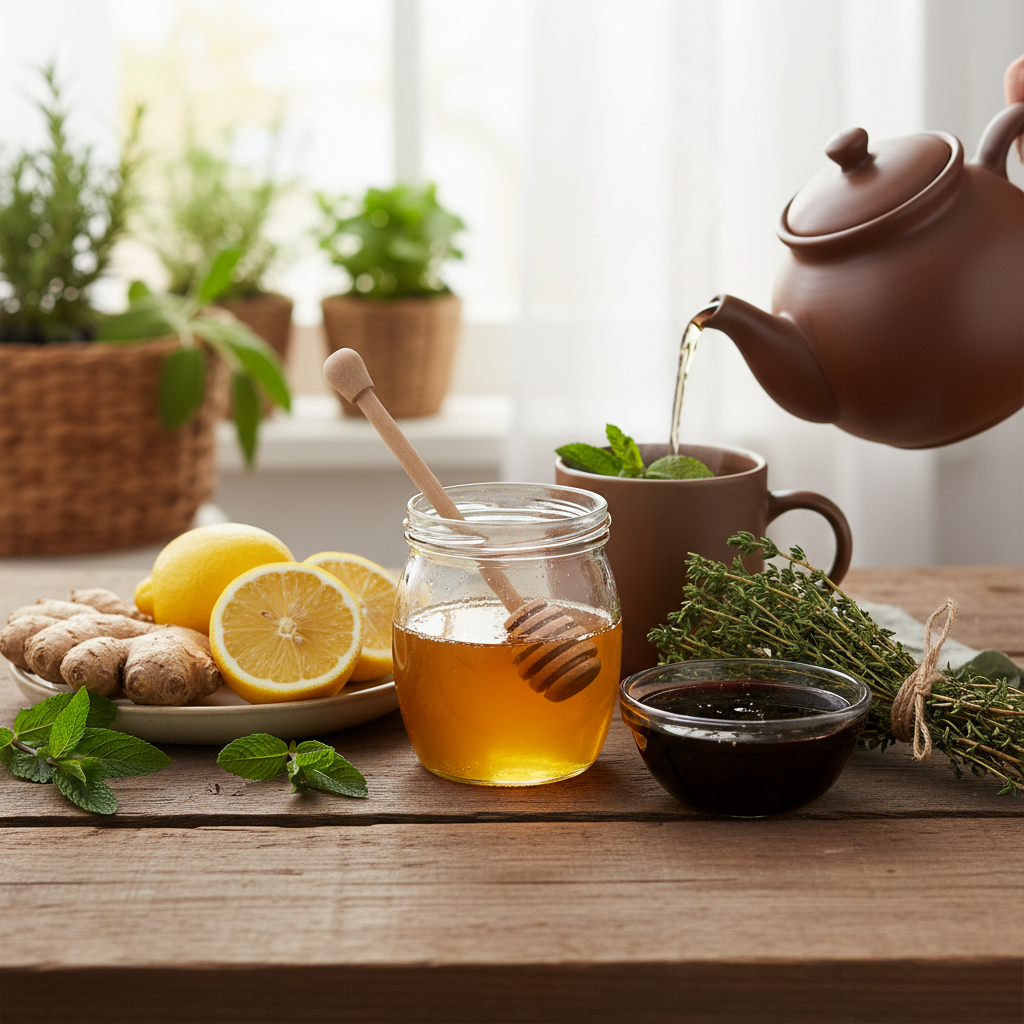 Natūralios priemonės kosuliui palengvinti