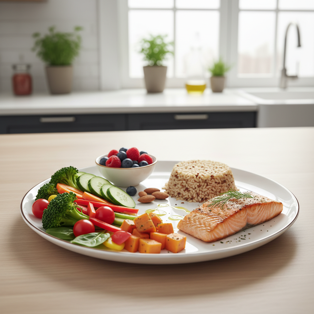 Kaip atrodo ideali subalansuotos mitybos lėkštė