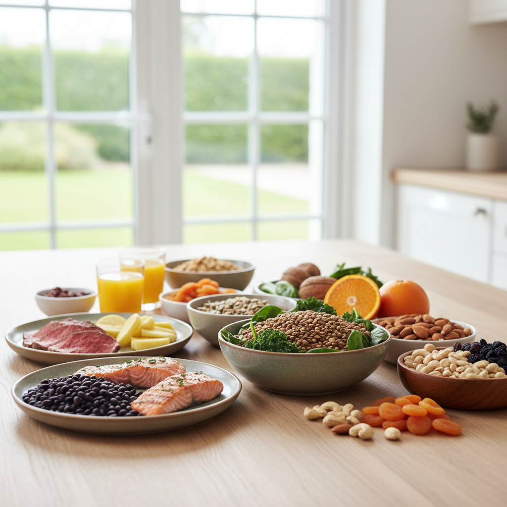 Mityba esant geležies trūkumui